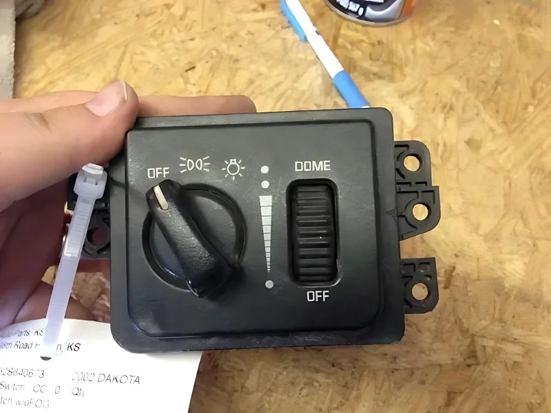 104739 Interior Head-Lamp Switch W/O Fog - OEM | Fits 2002 Dodge Dakota