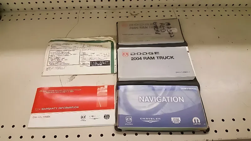 138469 OEM Owners Manual - OEM | Fits 2004 Dodge Ram