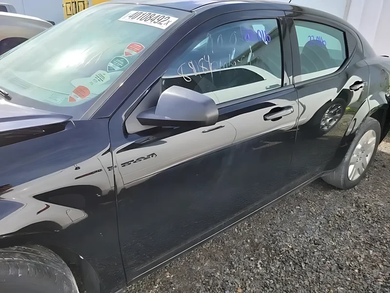 181064 LH Front Door Black - OEM | Fits 2011-2014 Dodge Avenger
