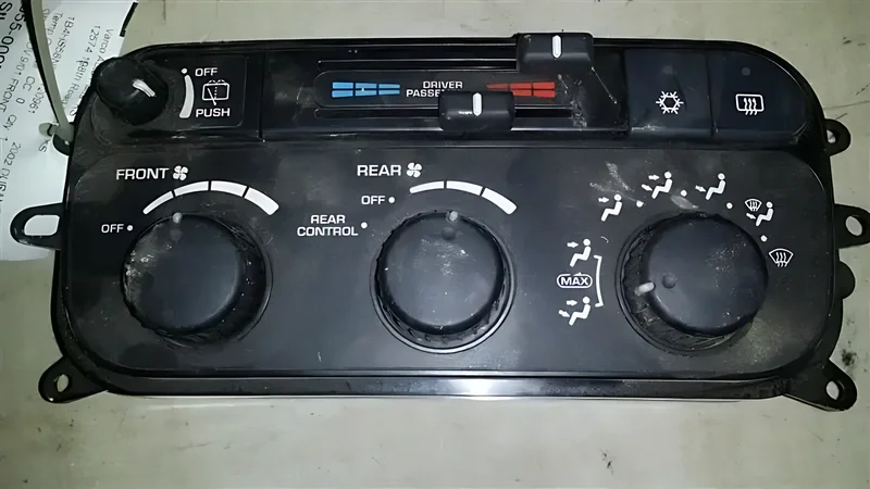 78100 Front Temp Control W/Auxiliary Heat and AC - OEM | Fits 2002-2003 Dodge Durango